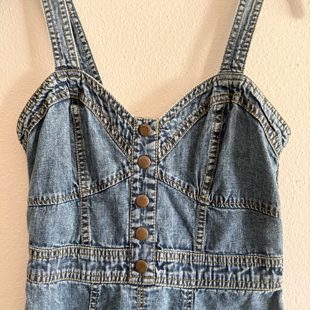 Jopna • Vintage Denim Blue Dress • Women’s Small - Picture 2 of 5